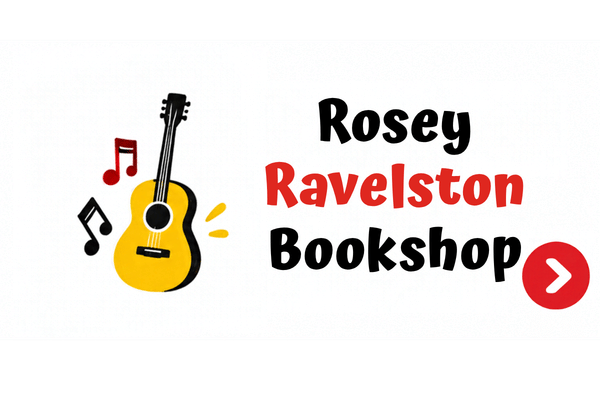 Tile with the words Rosey Ravelston Bookshop, click through for details on events